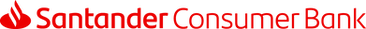 Santander logotyp en samarbetspartner